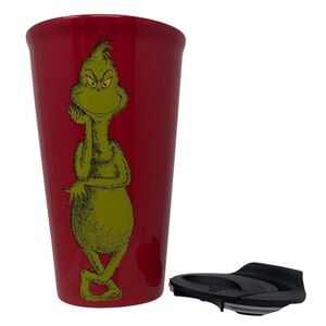 Dr. Seuss Red and Green Grinch Tumbler